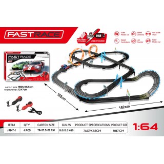 GIGA R/C Race Track TOYOTA 1:43 - 182x162 cm