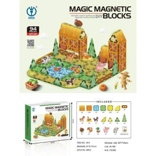 Farm Magnetic Block Set 94pcs.