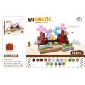 Magnetic Cubes Set, Magnetic bricks 122el.