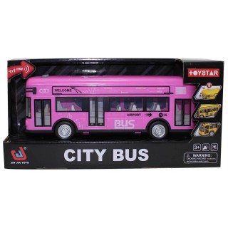 Pink Bus with Sound and Lights Function