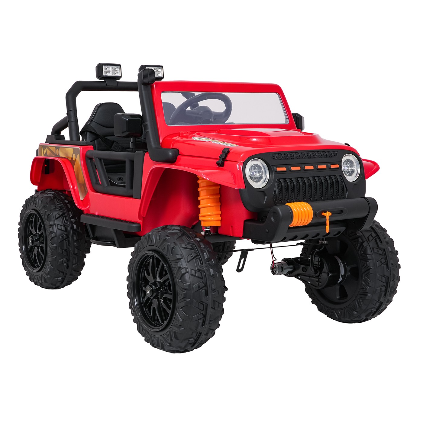 Jeep Monster Red Vehicle