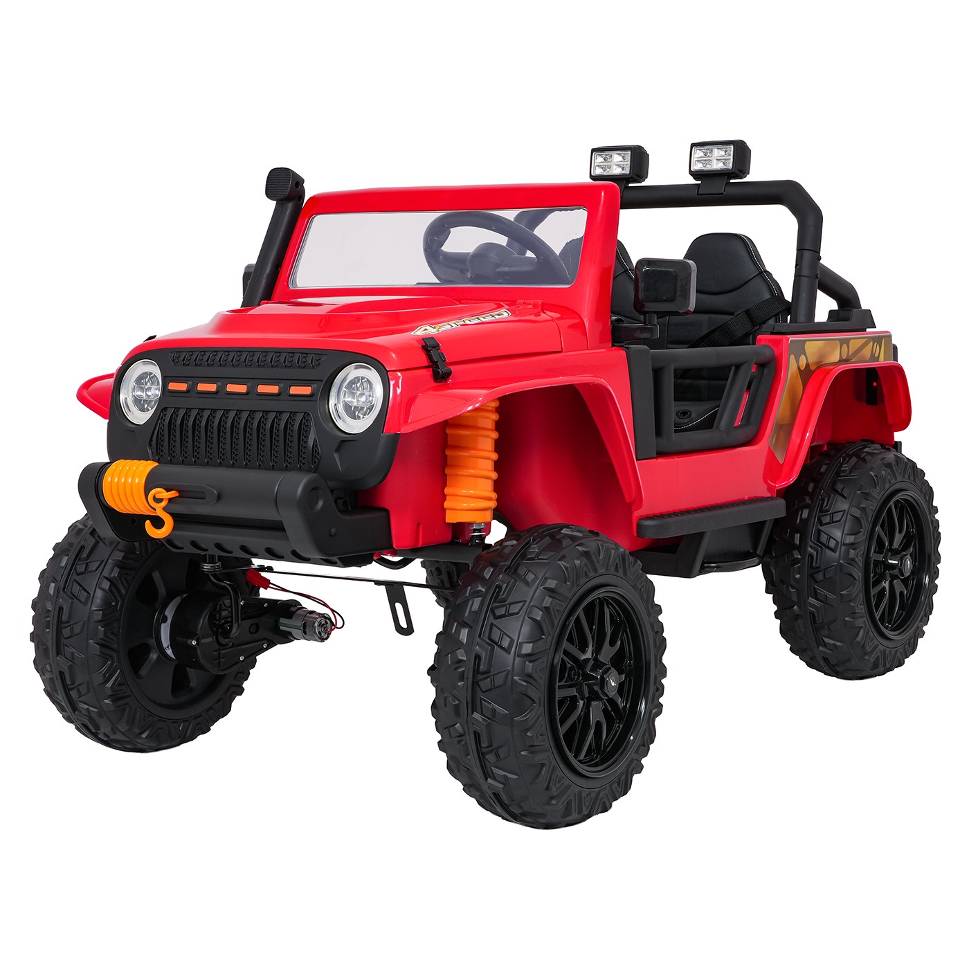 Jeep Monster Red Vehicle