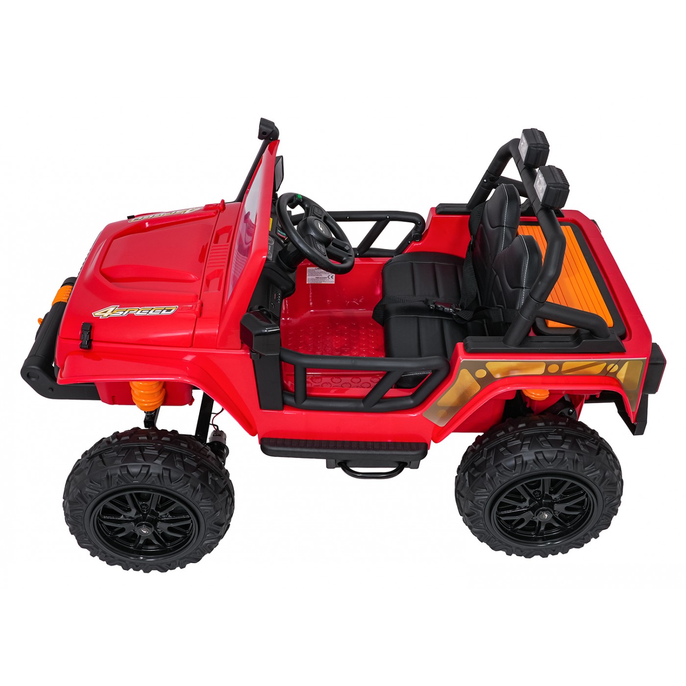 Jeep Monster Red Vehicle