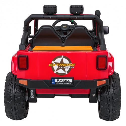 Jeep Monster Red Vehicle