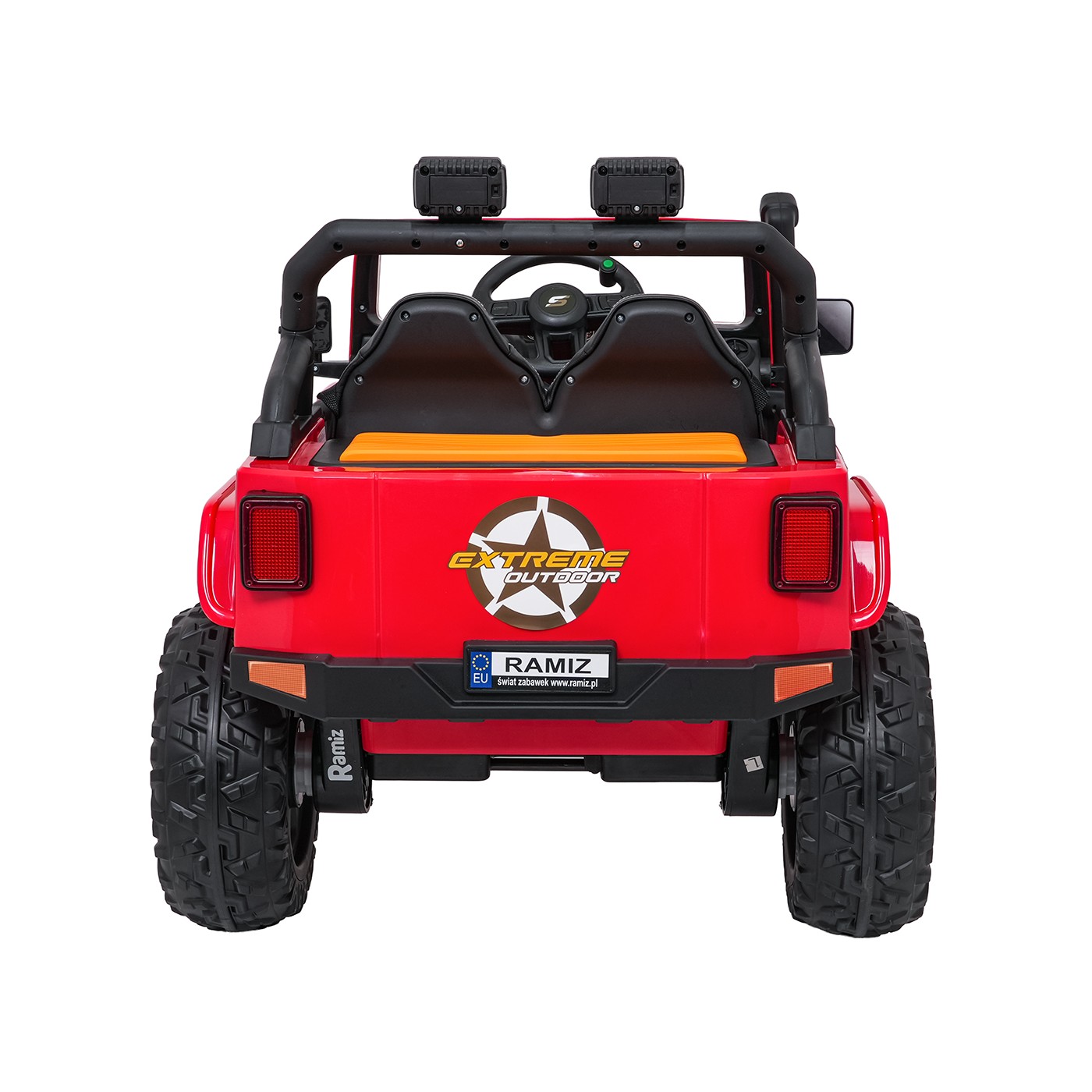 Jeep Monster Red Vehicle