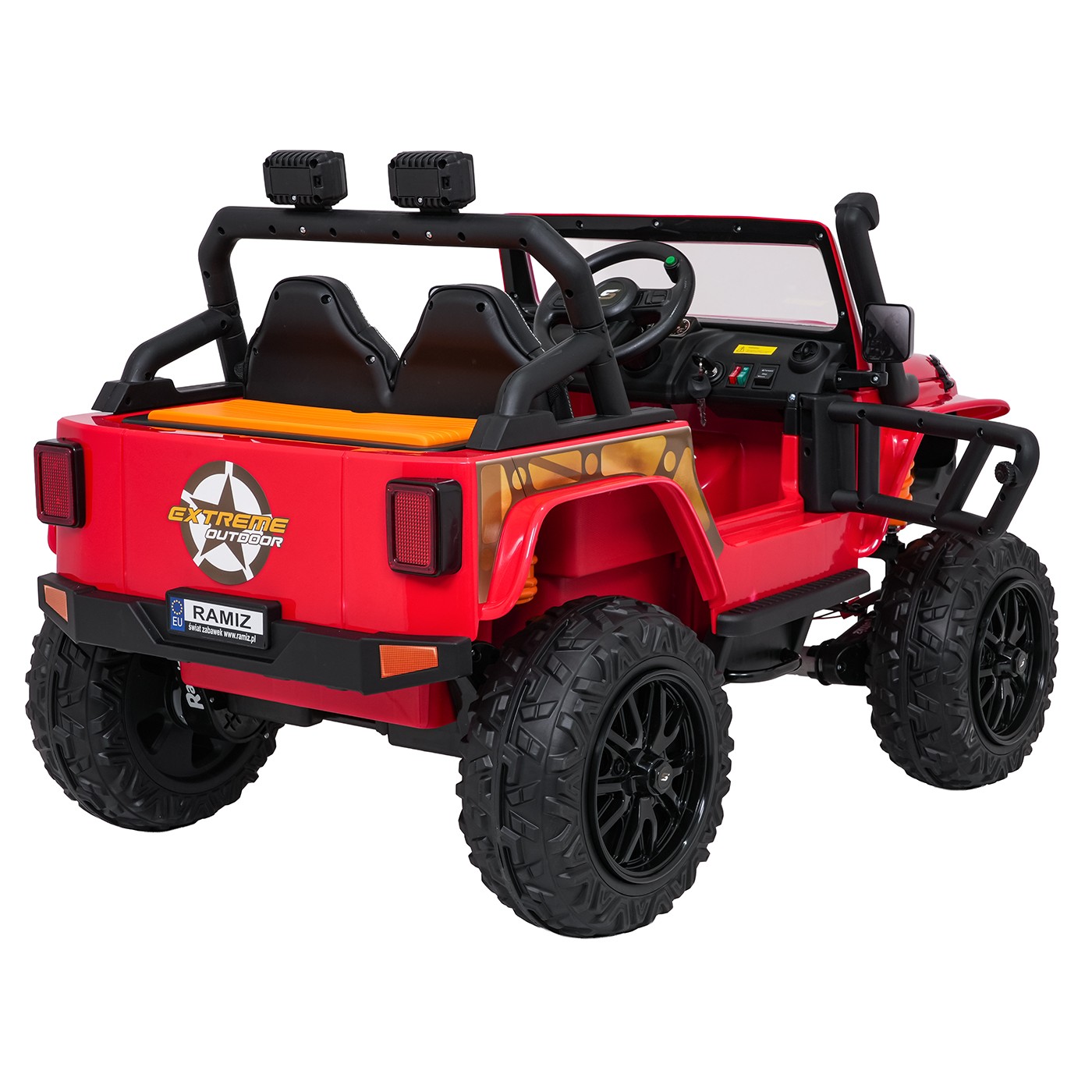 Jeep Monster Red Vehicle