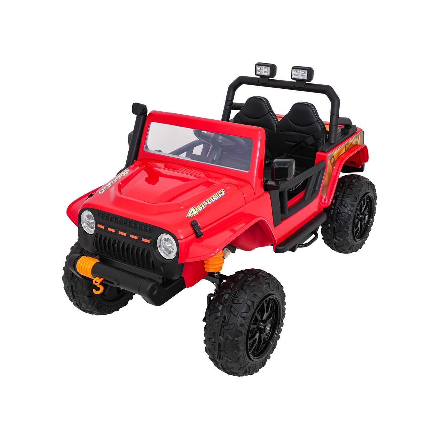 Jeep Monster Red Vehicle