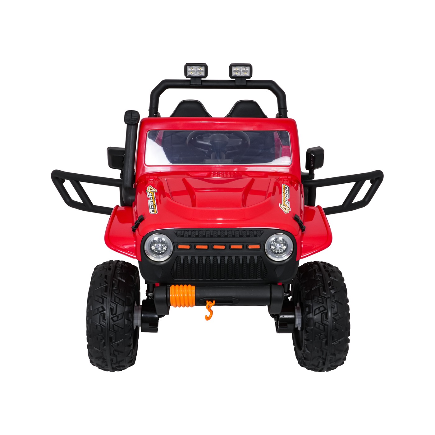 Jeep Monster Red Vehicle