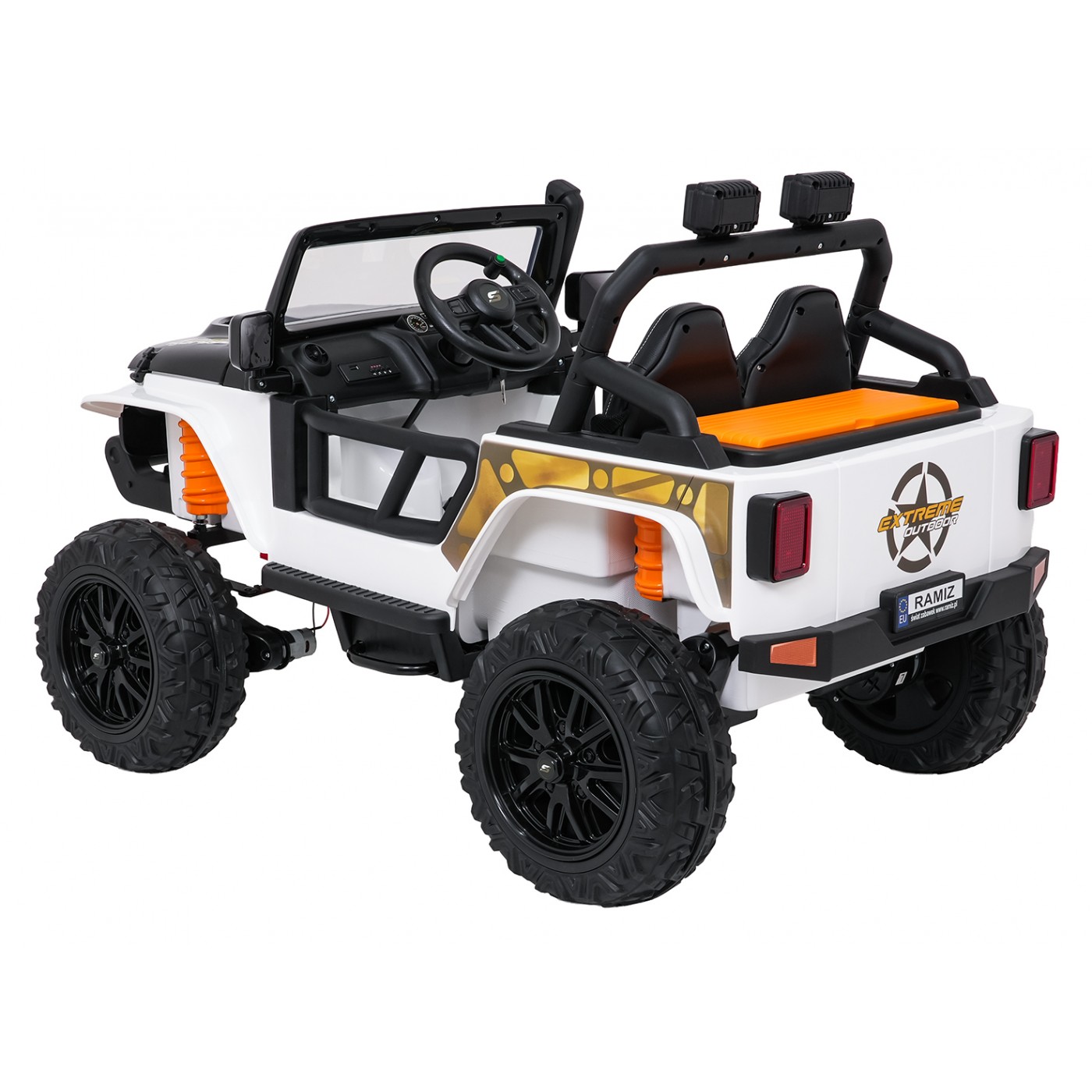 Jeep Monster Vehicle White