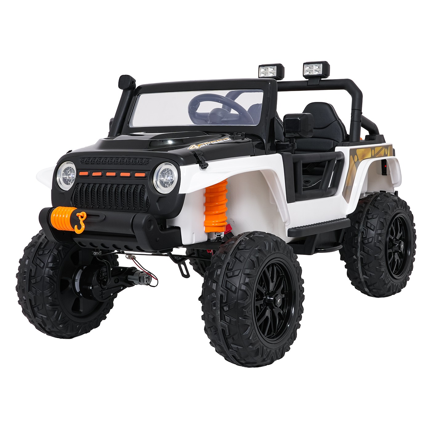 Jeep Monster Vehicle White