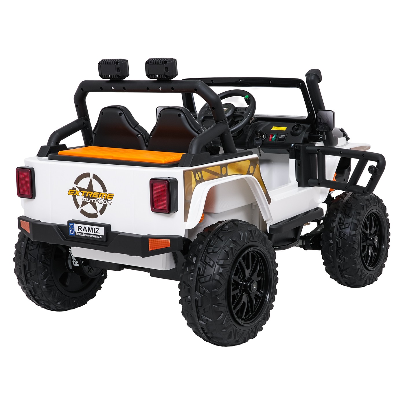 Jeep Monster Vehicle White