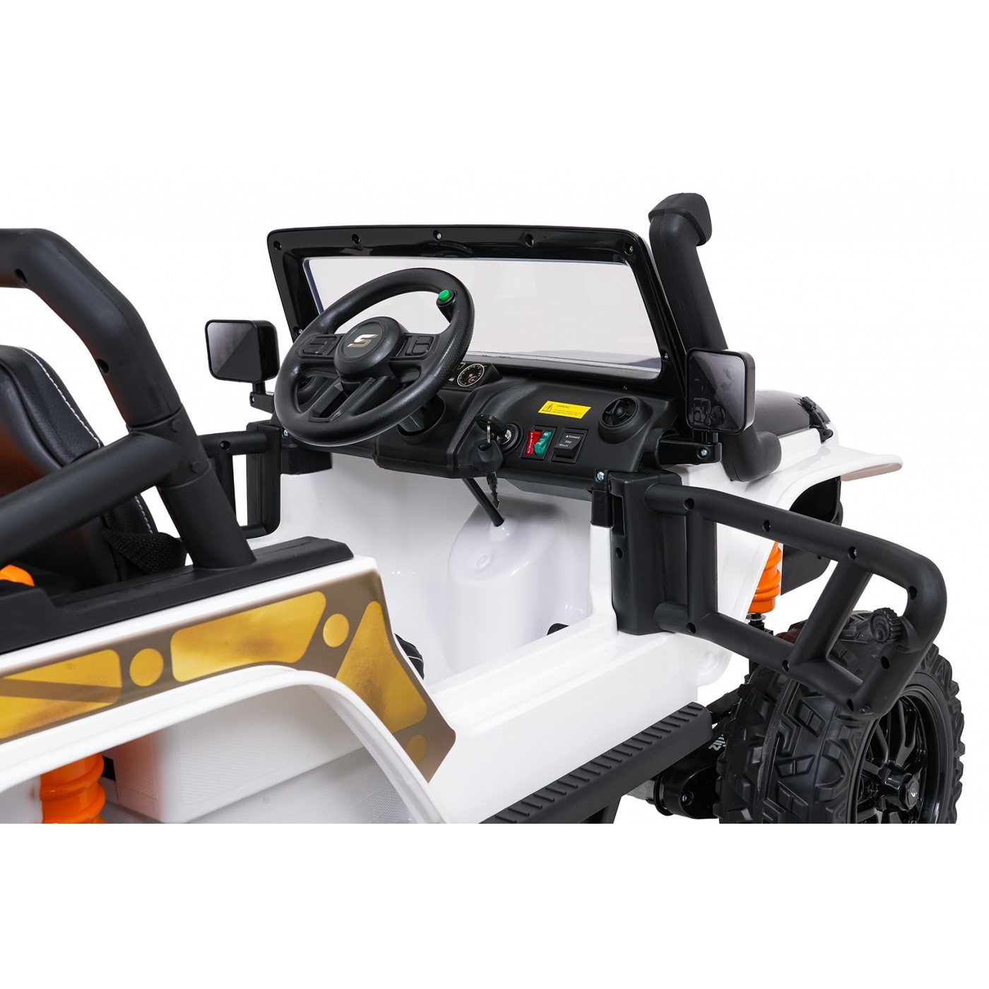 Jeep Monster Vehicle White
