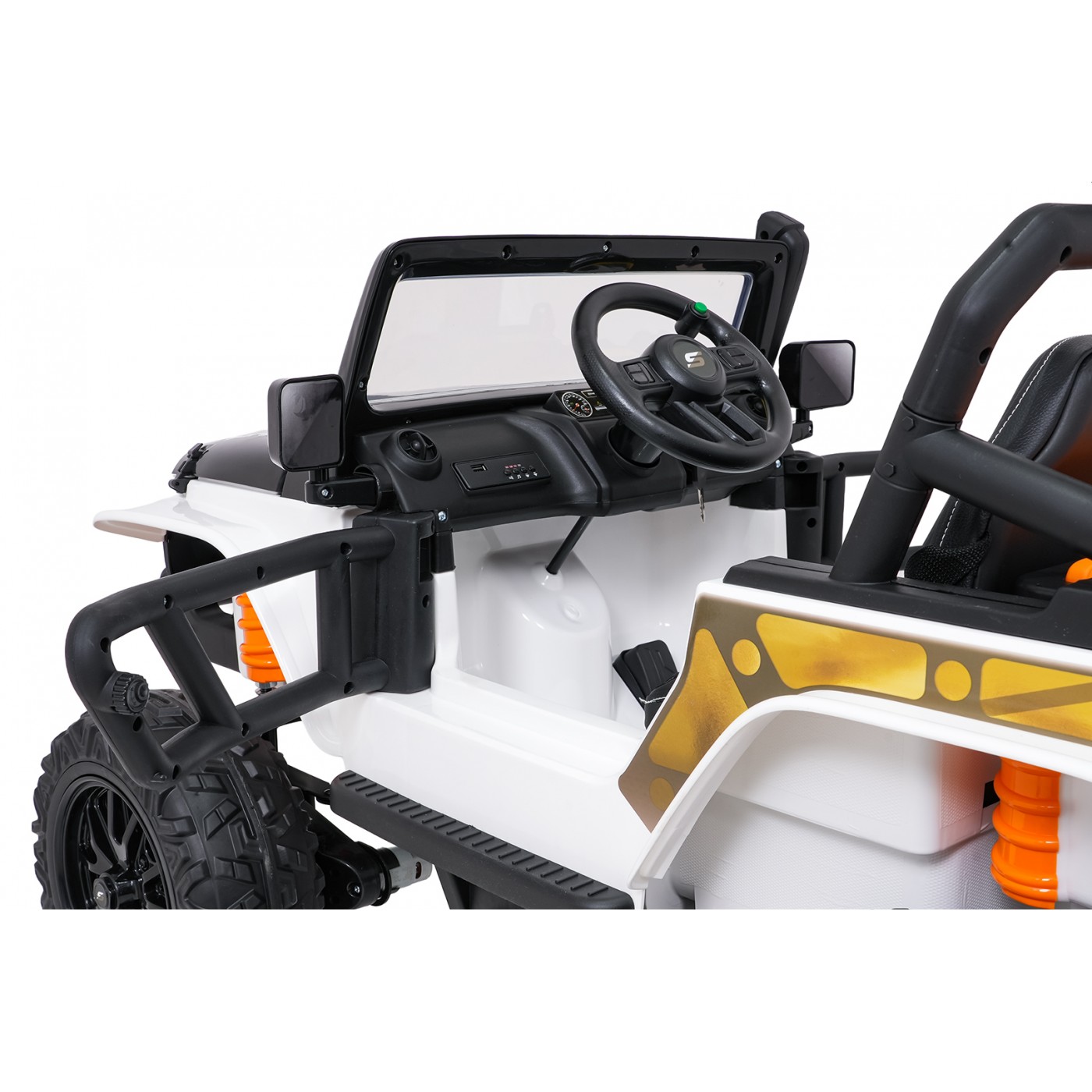 Jeep Monster Vehicle White