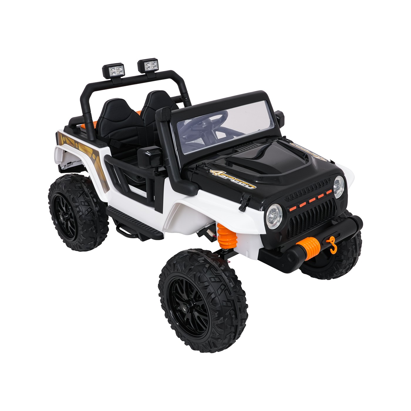 Jeep Monster Vehicle White