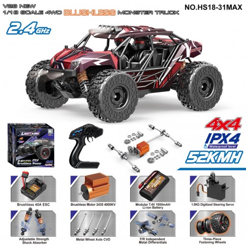 R/C 2.4GHz MONSTER MAX car