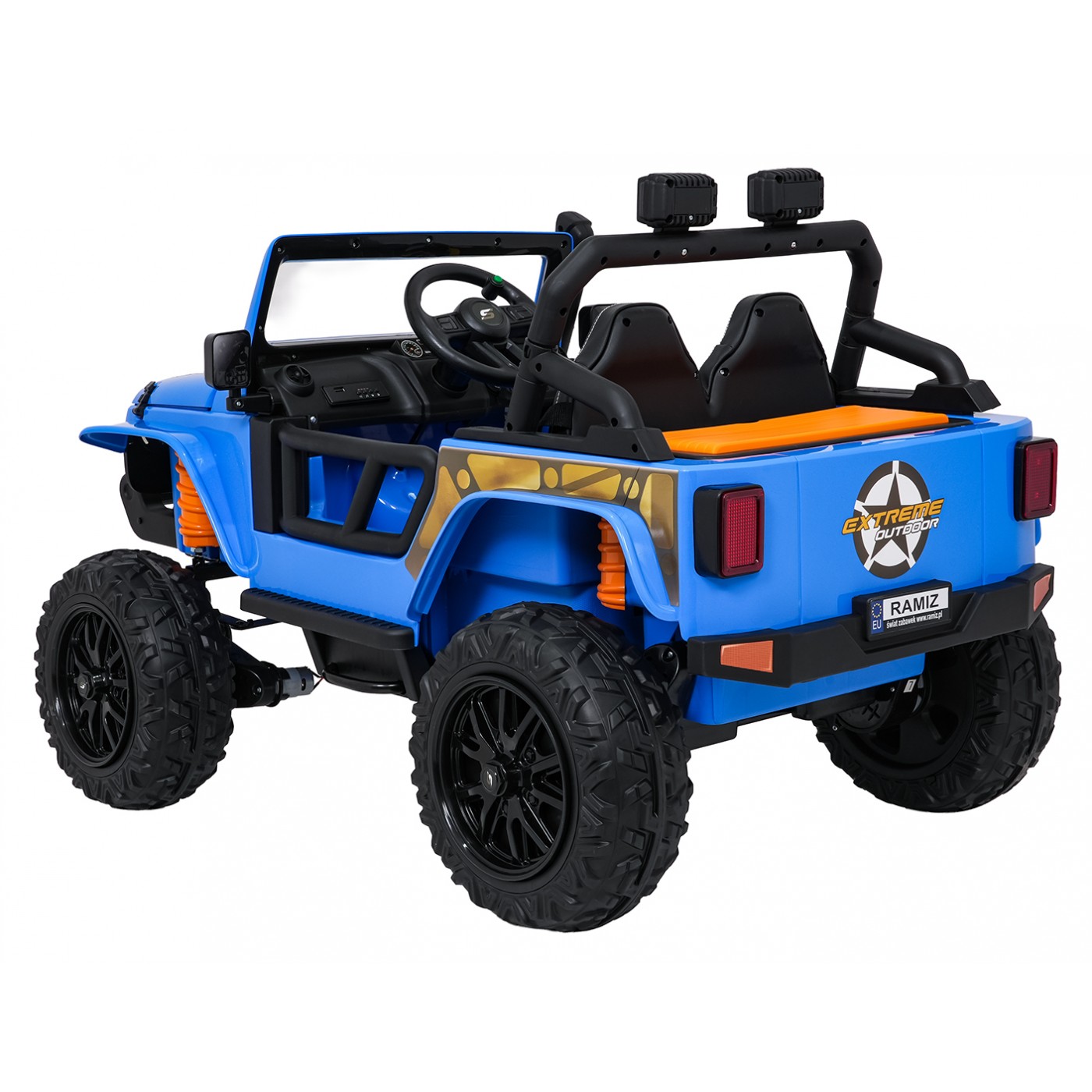 Jeep Monster Blue Vehicle