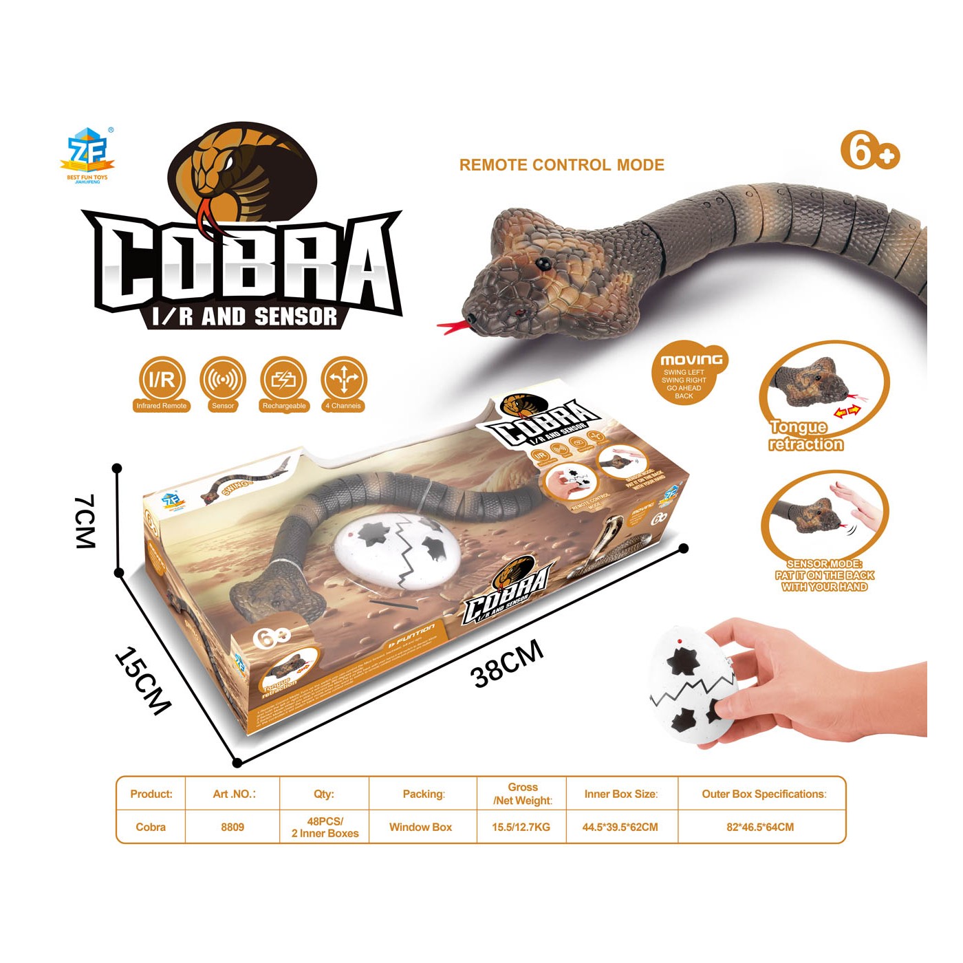 Cobra R/C hose