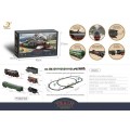 Retro railway with Smoke, Sound and Lights 216x113 cm
