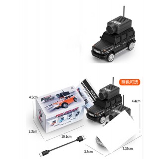 R/C car with camera Black