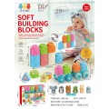 Set of soft bricks Letters + Locomotive