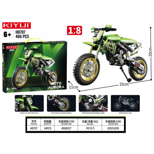Motorbike Green 466el.