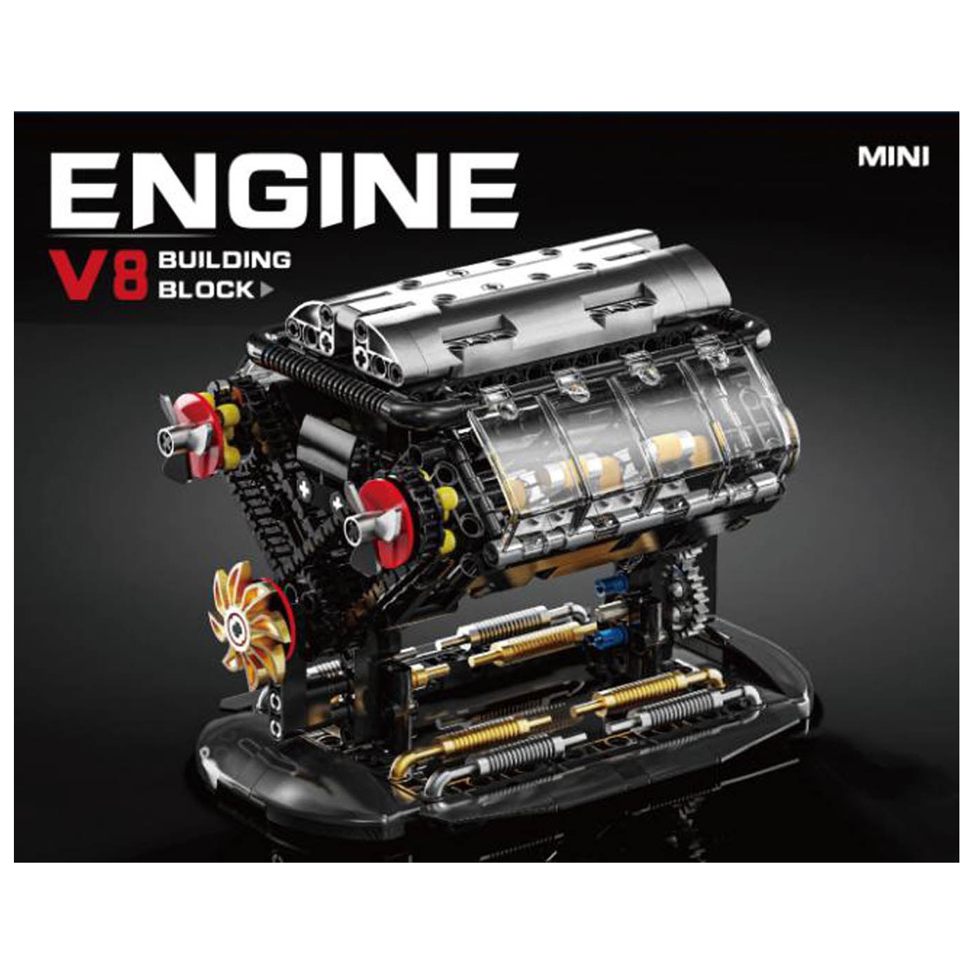 502el Engine Bricks Set.