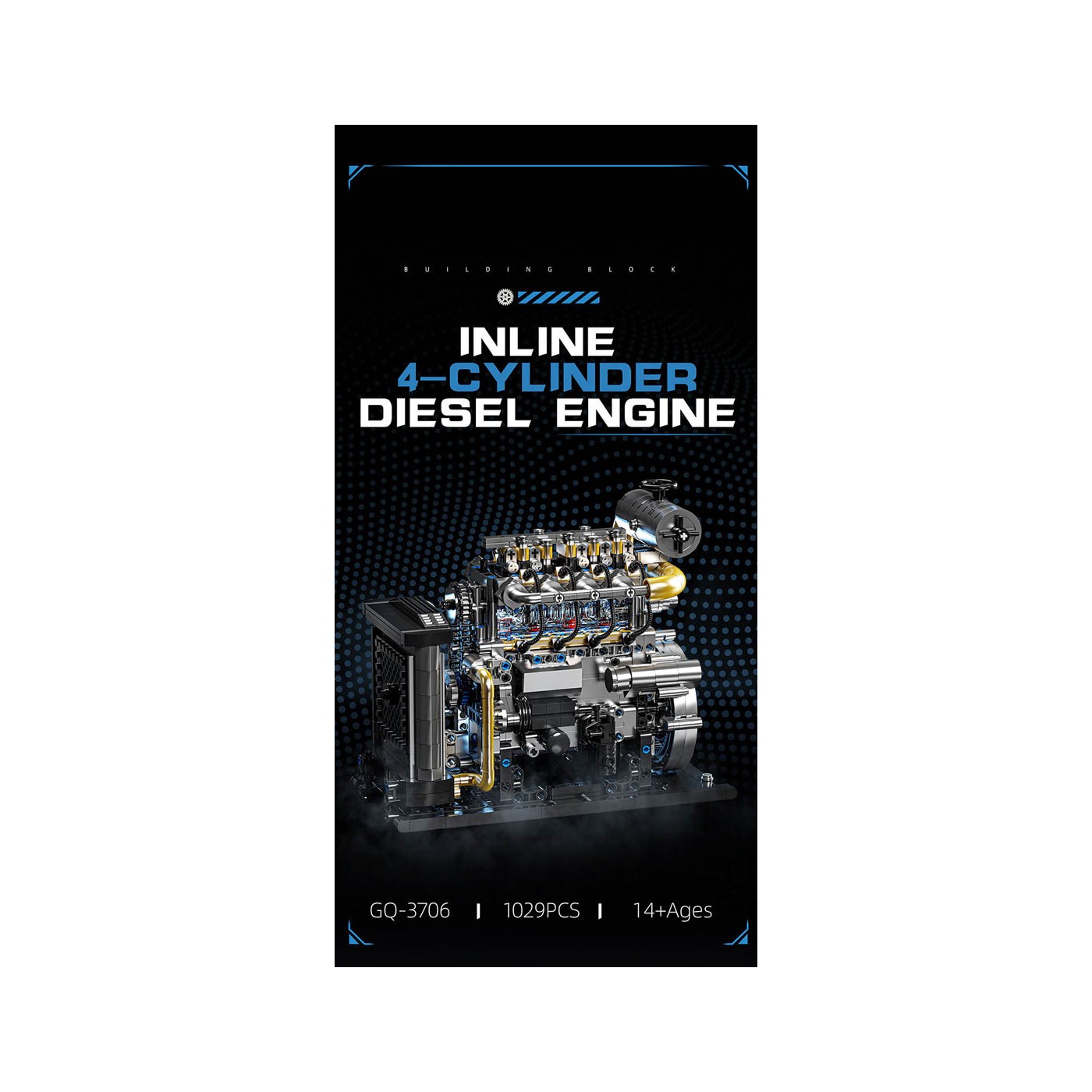 Brick set Engine 1029el.