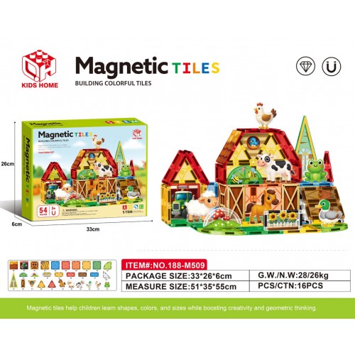 Magnetic Farm Set 54el.