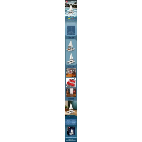 Sailing boat set 890el.
