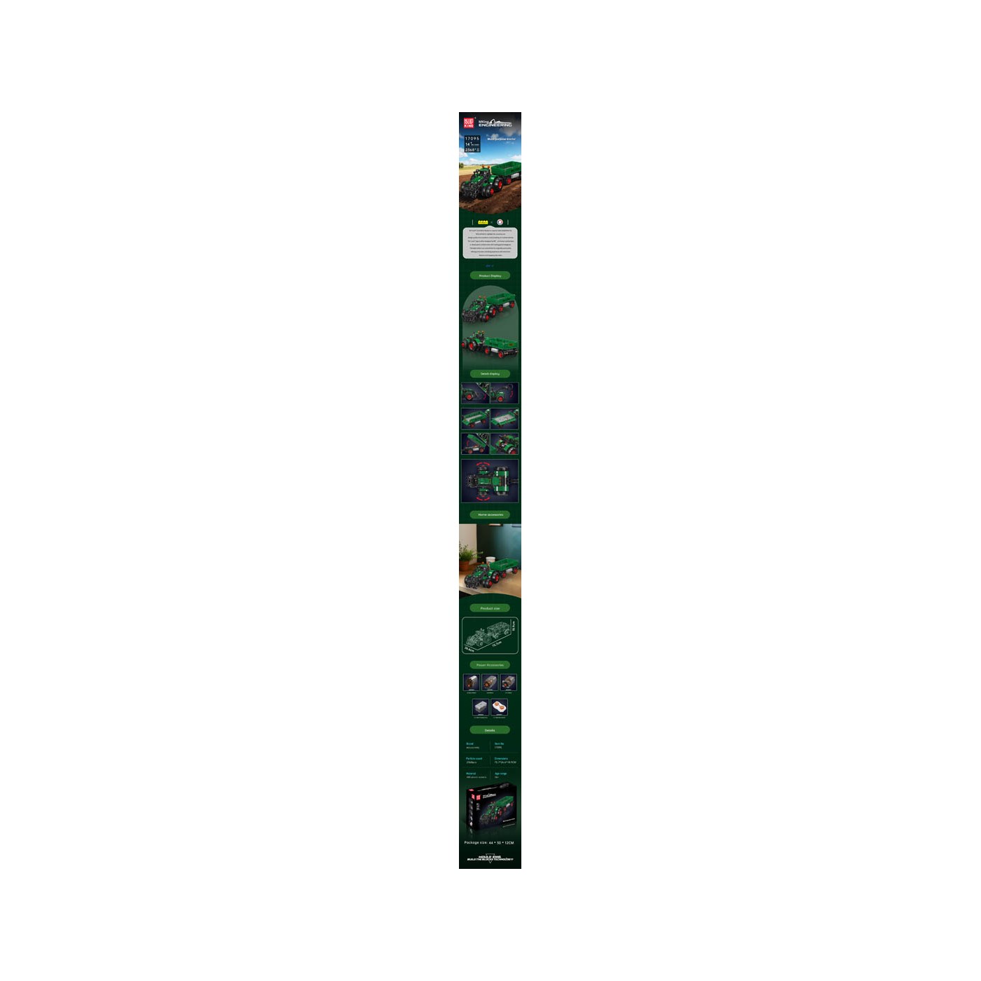 Tractor Trailer Set 2368el.
