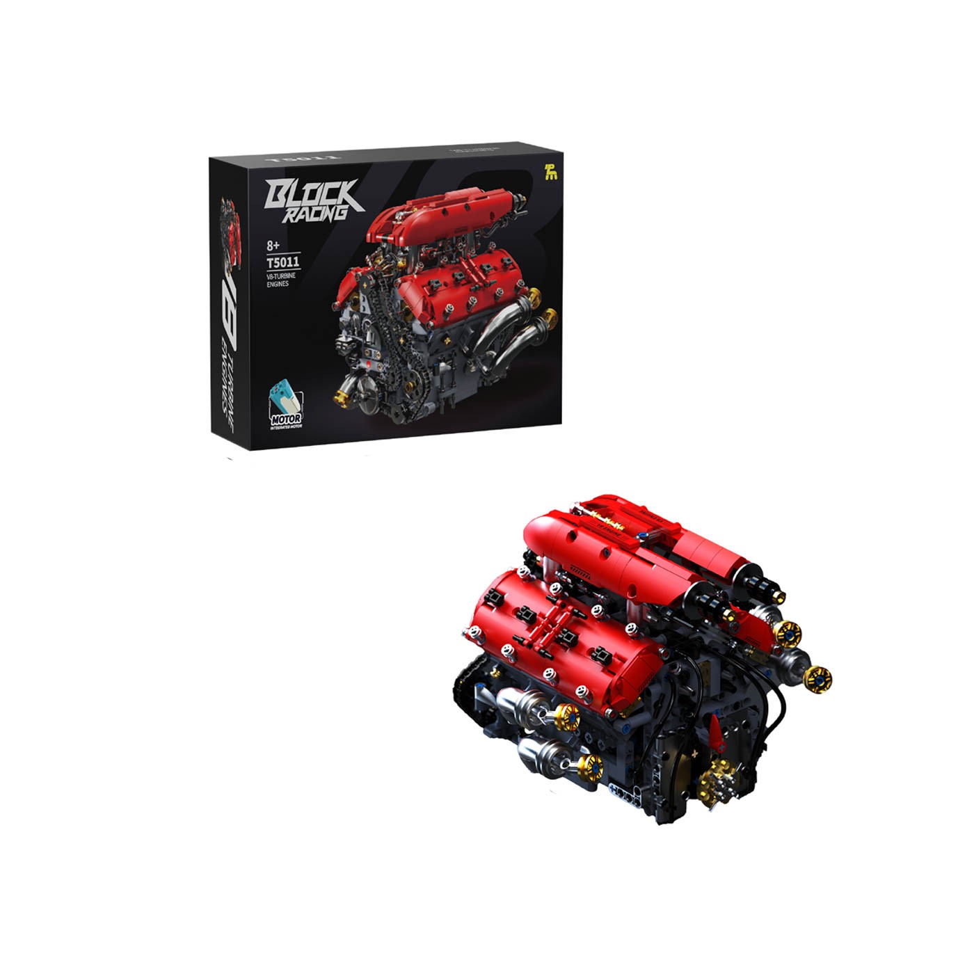 1370el Engine Bricks Set.