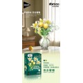 Set of bricks Bouquet White 376el.