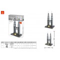 Petrona Towers of Kuala Lumpur 1158el bricks set.