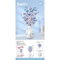 Blue and white bouquet bricks set 617el.