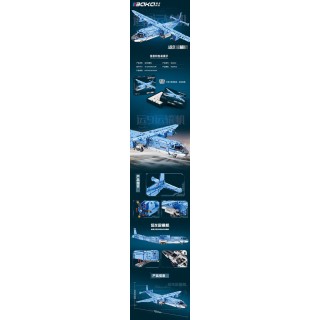 Aeroplane Blue set 1856el.