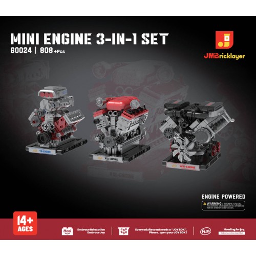 Engine 3in1 Bricks Set 808el.