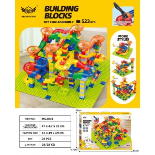 Set of coloured bricks Track Ball 523el.