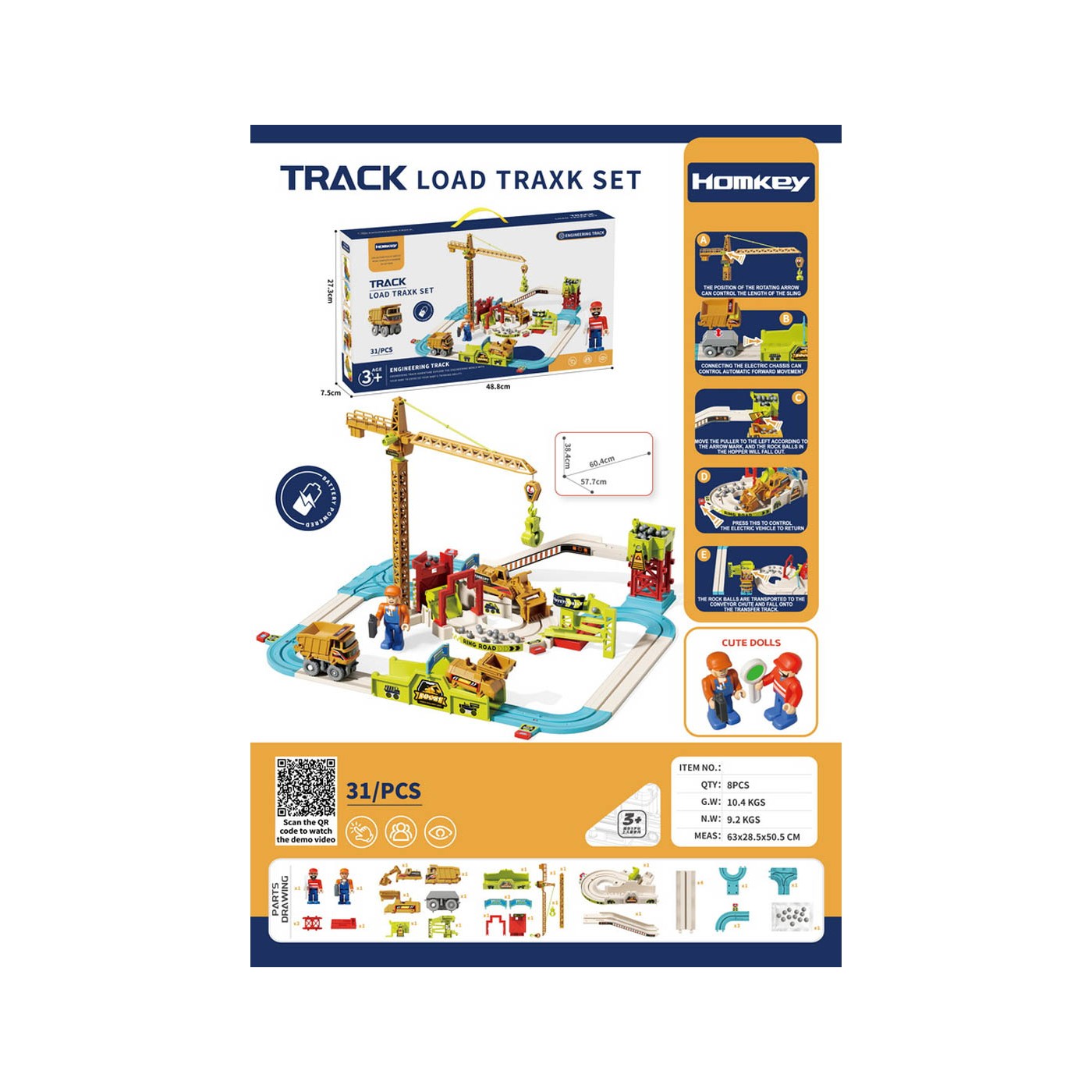 Construction Site with Railway + Accessories