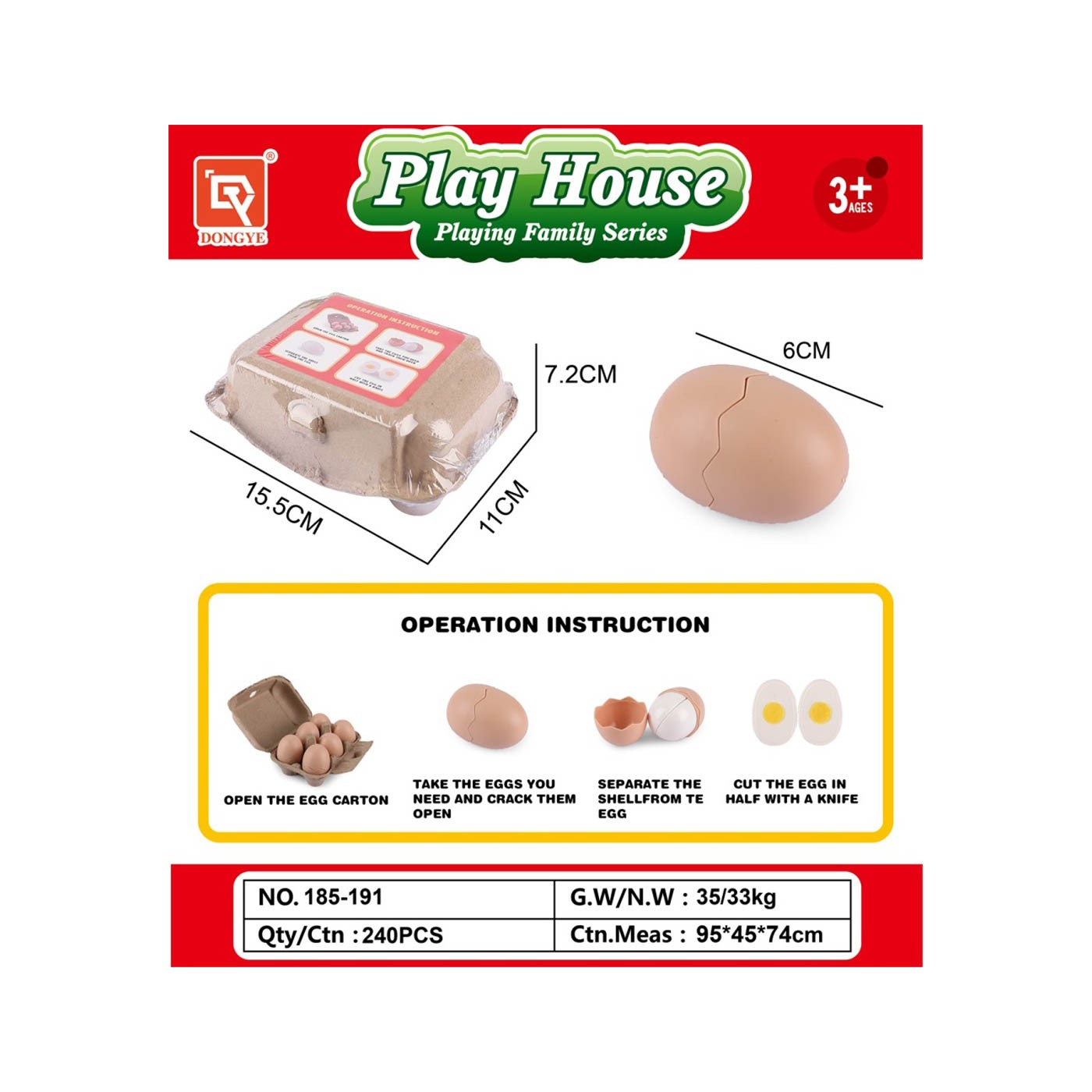 Egg set 6pc.