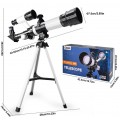 MOON Telescope White Black Metal Elements