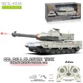 R/C White tank with shooting function