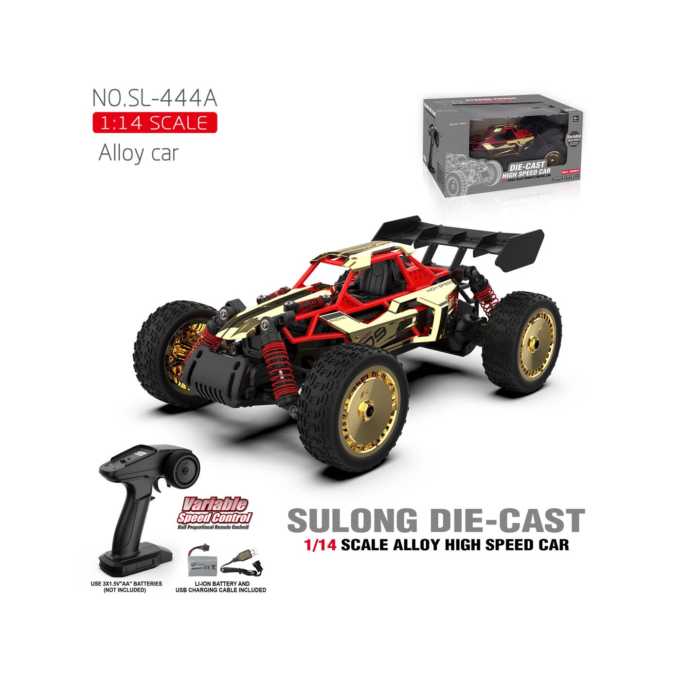 Crawler R/C 1:14 ARROW Red