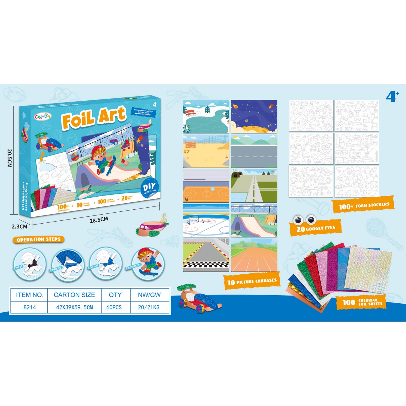 Creative Sticker Set Hobby Edition