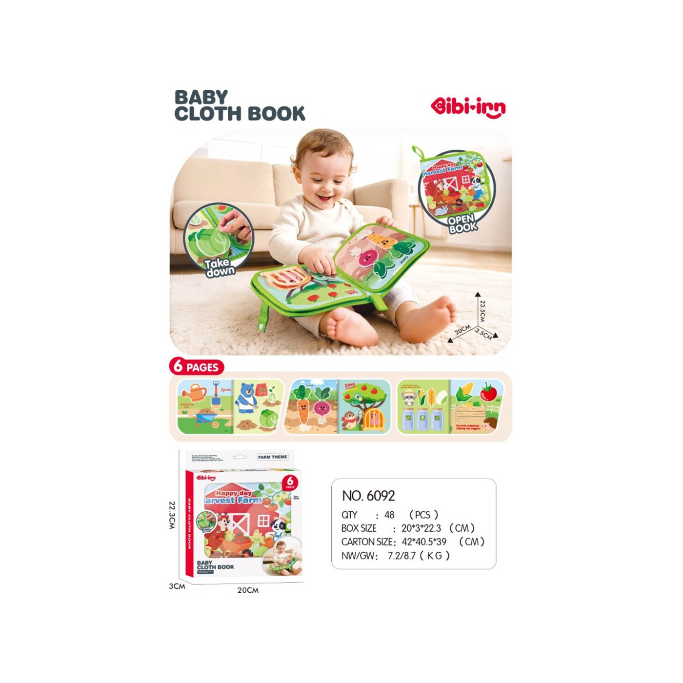Sensory Book for the Youngest Farm Edition