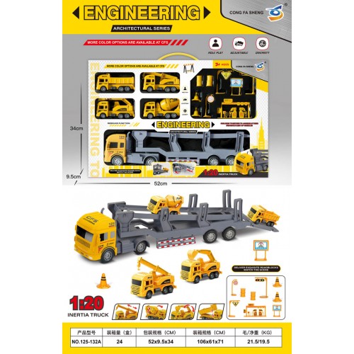 MEGA Laval and Vehicles Set + Accessories Construction Edition