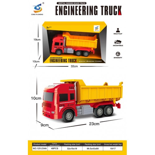 Large Tipper Truck Red