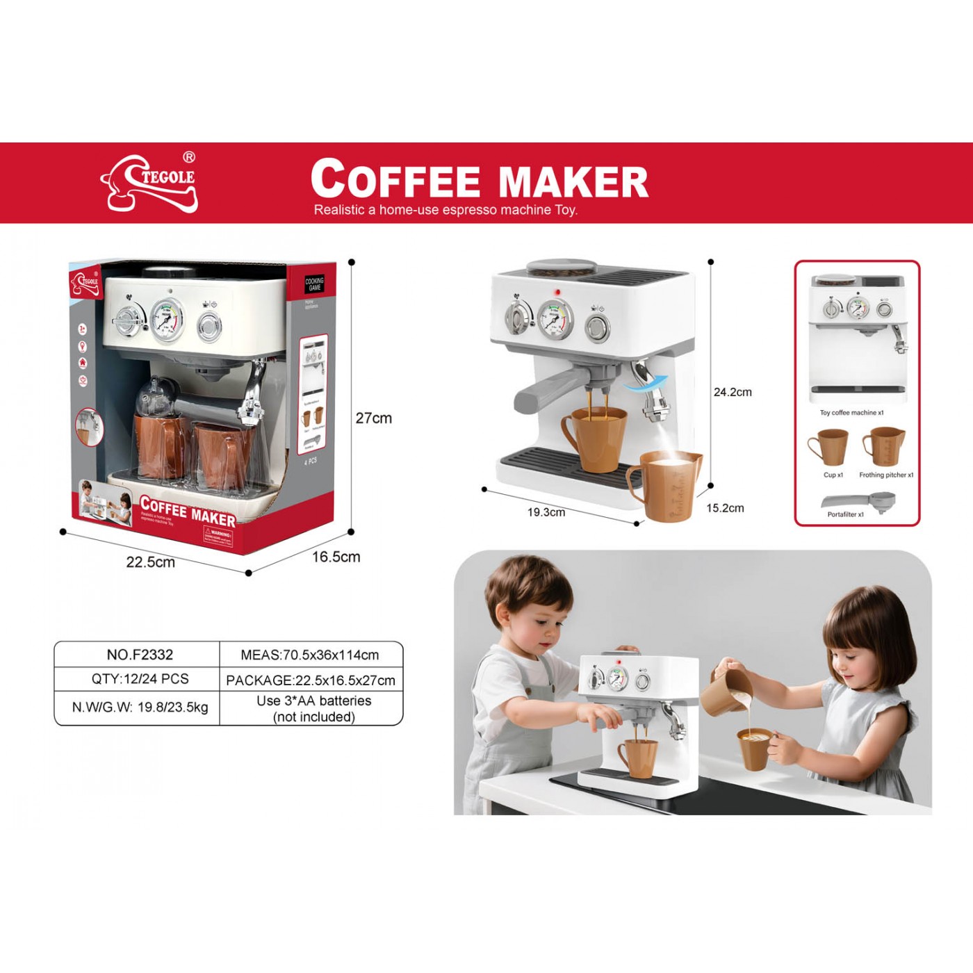 Multifunctional Coffee Maker White