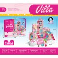 MEGA Pink Villa with Lights Function 275 pce. + Accessories