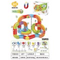 Magnetic Coloured Railway 140el.
