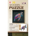 Wooden Jigsaw Puzzle Set 158el. Turtle